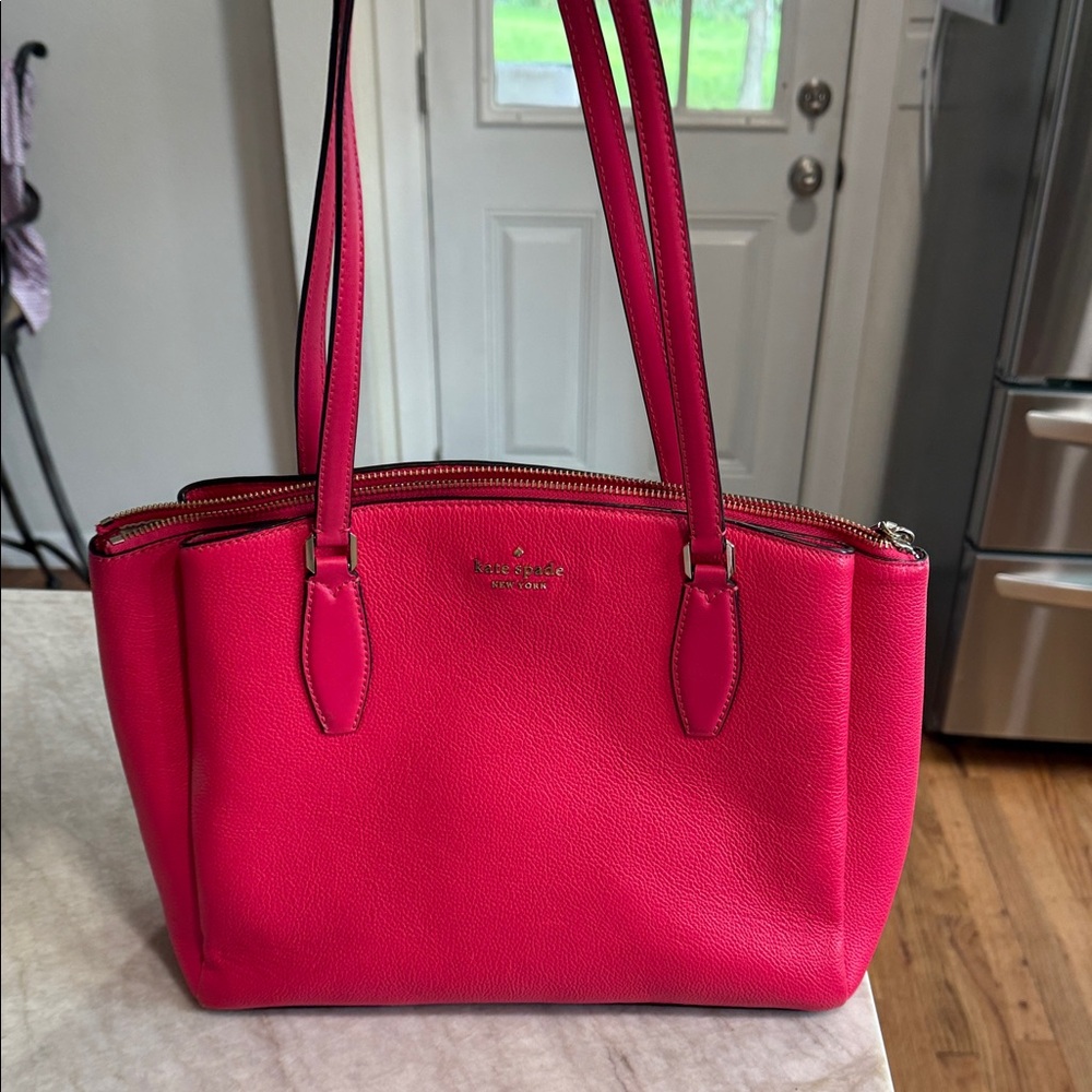 Kate Spade Pink Tote with Structured Design